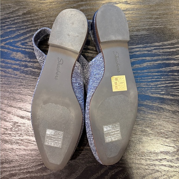 Sketchers Women’s Cleo Snip Sweet Time Sling Back Flat Size 8 Blue - Picture 8 of 10